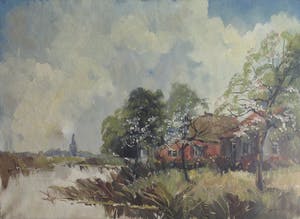 Buy Jan Kelderman - C1085-10, Zomer aan de boerderij? Bid from 50!