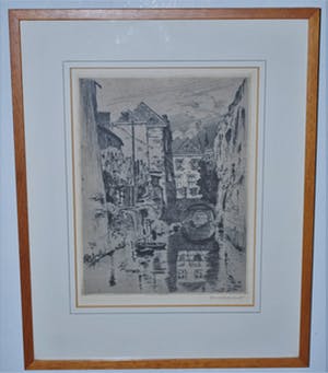 Hendrik de Laat - Den Bosch - Ets kopen? Bied vanaf 29!