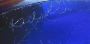 Paul Kedelv - Blauwe Coquille schaal kopen? Bied vanaf 50!