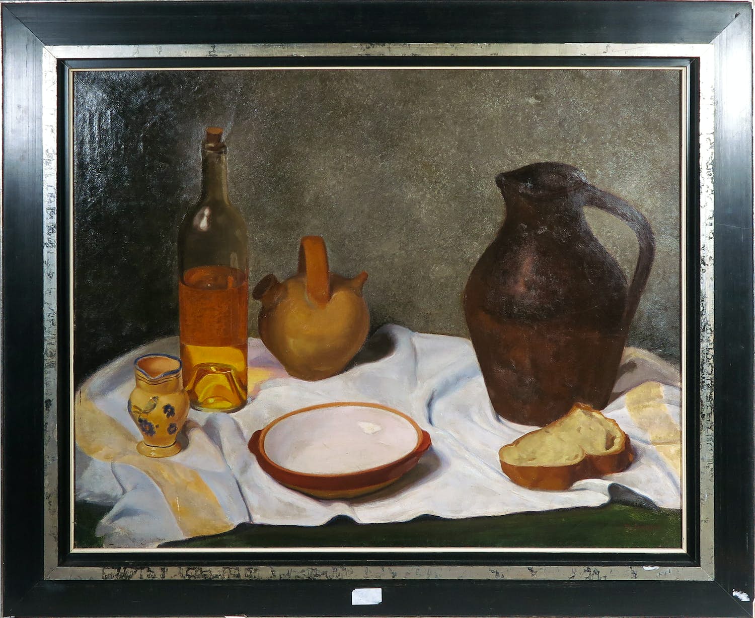 Paul Pascal - Olieverf op doek, Stilleven - Ingelijst verkocht voor € 1!