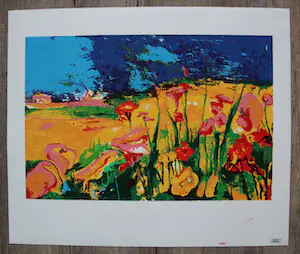 Kees van Bohemen - proefdruk: landschap kopen? Bied vanaf 90!