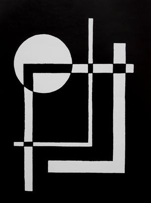 Cesar Domela - Constructivistische compositie, zeefdruk kopen? Bied vanaf 115!