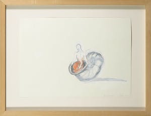 Anutosh - Pastelkrijt en potlood, Heremietmens - Ingelijst kopen? Bied vanaf 1!