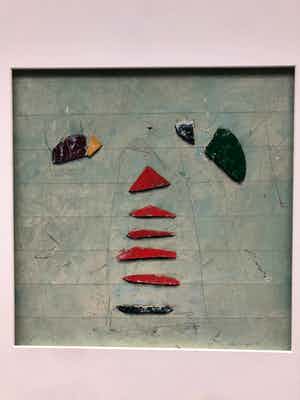 Cole Morgan - mooi ingelijst uniek werk met titel model #19 verkocht voor € 1100!