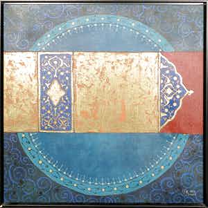 Valentin Bakardjiev - Olieverf op doek, Zonder titel, Ingelijst (Groot) verkocht voor € 100!