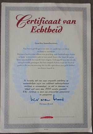 Herman Brood - Of je bij God was - gesgineerd - 350 ex. Certificaat - ingelijst kopen? Bied vanaf 1!