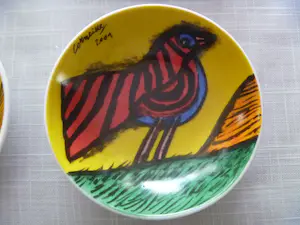 Corneille - 6 ronde schoteltjes met fraaie decoratie kopen? Bied vanaf 30!