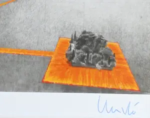 Christo - Collage Lake Iseo , Italy 2014-2016 - handgesigneerd- ready to frame kopen? Bied vanaf 85!