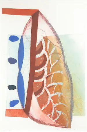 Hans Vredegoor - Kleurenets, Le sous fond - Ingelijst kopen? Bied vanaf 40!