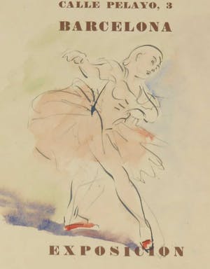 Ramon Aguilar Ortiz - Aquarel, Twee tentoonstellingsaffiches kopen? Bied vanaf 20!