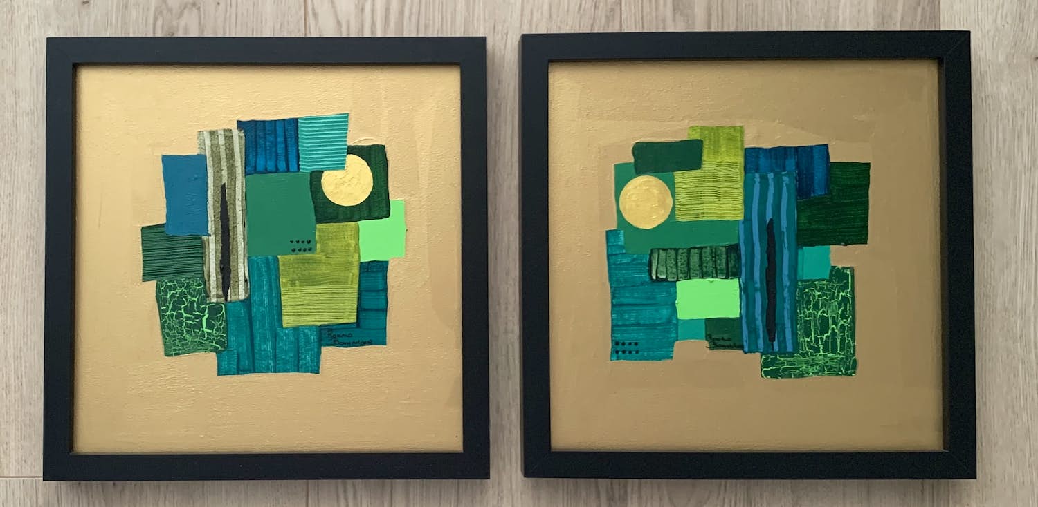 Ronald Boonacker - Italiaans Landschap /DUO (Certificaat van echtheid) verkocht voor € 120!