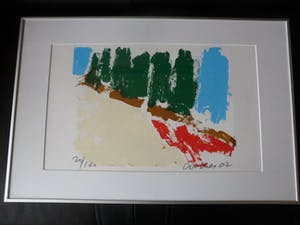 Jan Cremer - Zeefdruk. Titel. "Inverno II ". kopen? Bied vanaf 120!