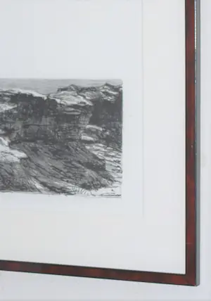 Aat Veldhoen - Rotskust = litho 1963 kopen? Bied vanaf 50!