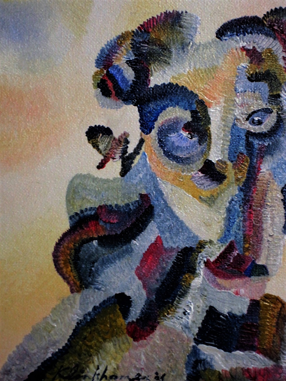 Henk Klinkhamer - Non-Conformist - Expresionistisch portret "Vrouw" gesigneerd kopen? Bied vanaf 1!