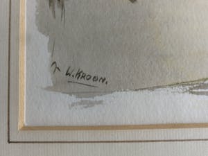 Willem Kroon - 2 riviergezichten kopen? Bied vanaf 49!