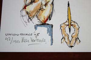 Kees Verkade - Mapje van vijf genummerde en gesigneerde zeefdrukken kopen? Bied vanaf 500!