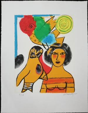 Corneille - Lithografie, E. A. exemplaar kopen? Bied vanaf 1!