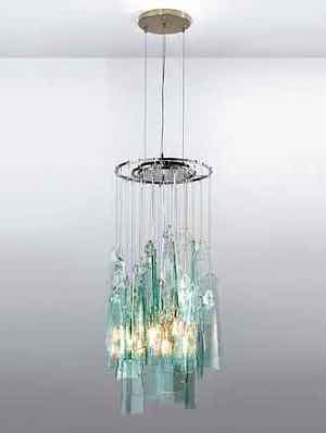 Axel Schmid - Handgemaakte glazen kroonluchter La Fenice, uitgevoerd door Lambert verkocht voor € 250!