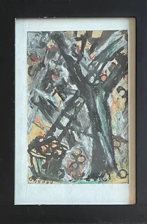 Jan van Anrooy - Fruit Plukken - Gemengde Techniek kopen? Bied vanaf 30!