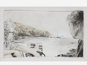 Nanda Runge - tekening - 'Van Boord' kopen? Bied vanaf 75!
