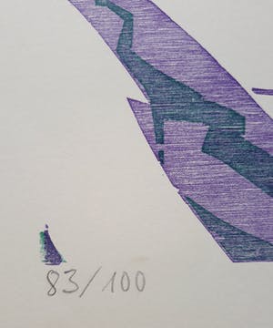 Uwe Wenk-Wolff - Alpen, houtsnede kopen? Bied vanaf 40!