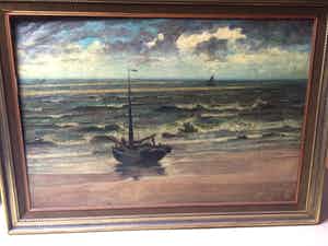 Louis Artan - Marine verkocht voor € 450!