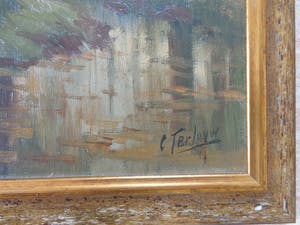 Kees Terlouw - BOSZICHT MET VROUW kopen? Bied vanaf 185!