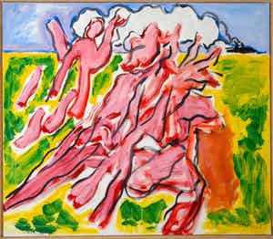 Jan Sierhuis - "aan het strand" verkocht voor € 4500!