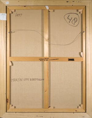 Martin van Wordragen - Olieverf op doek, Vogelboot - ingelijst (Groot) kopen? Bied vanaf 350!