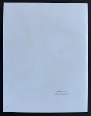 Joan Miro - "Litografía original II" 1970. Werkverzeichnis Cramer 160; Mourlot 858 kaufen? Bieten Sie von 95!