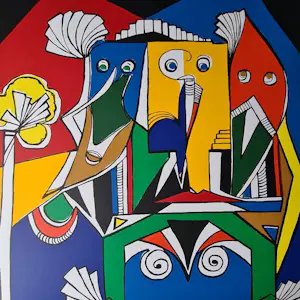 AcheterMaartje Wijngaarden - Kleurenzeefdruk FACES Handgesigneerd? Enchérissez de 65!
