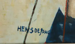 Hens de Jong - Olieverf op doek, Matroos - Ingelijst kopen? Bied vanaf 200!