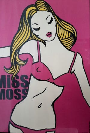 Niet of onleesbaar gesigneerd - Michal Ksizek - Miss Moss kopen? Bied vanaf 1!