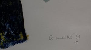 Corneille - ingelijste litho: apres midi d'été - 1961- nette lijst! kopen? Bied vanaf 795!