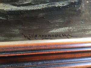 Hendrik Cornelis Kranenburg - A8025, Molen bij ophaalbrug met kerktoren op de achtergrond kopen? Bied vanaf 450!