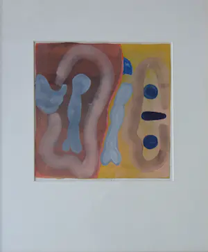 Jeroen Olthof - TEGENGESTELDE SPANNINGEN / ORIGINEEL WERK / 63x53cm / KADER / SIG / 1990 kopen? Bied vanaf 40!