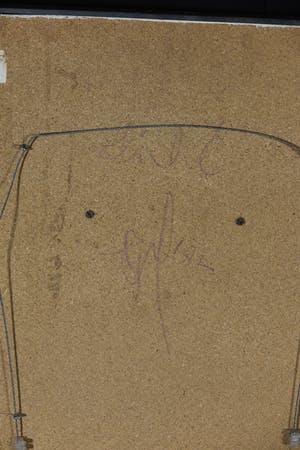 Niet of onleesbaar gesigneerd - Gemengde techniek, Zonder titel - Ingelijst kopen? Bied vanaf 1!