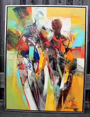 Peter Meijer - Acrylverf op doek: Ontmoeting - 2014 kopen? Bied vanaf 395!