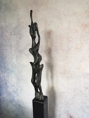 Ety Bagchus - Etienne groot Brons abstract sculptuur Apeldoorn - Lommel kopen? Bied vanaf 800!