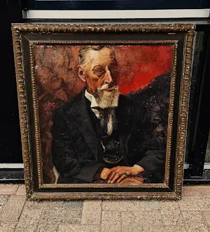 Onbekend - Groot olieverf portret van de beroemde architect h.p. Berlage (1856-1934) kopen? Bied vanaf 275!