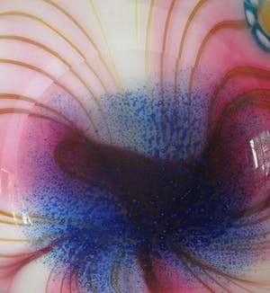 Niet of onleesbaar gesigneerd - Zeer zware dikwandige gele roze Millefiori vaas kopen? Bied vanaf 10!