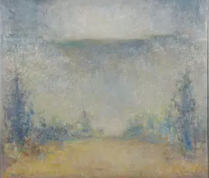 Arnold Smith - Olieverf op doek, Regenachtige dag - Ingelijst kopen? Bied vanaf 200!