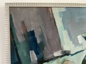 Bob Immink - BOB IMMINK (1930-1984) OLIEVERF OP DOEK "STILLEVEN" kopen? Bied vanaf 95!