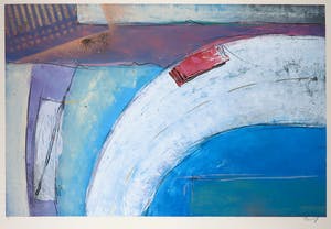 Niet of onleesbaar gesigneerd - Handbewerkte zeefdruk, Zonder titel (Groot) kopen? Bied vanaf 1!