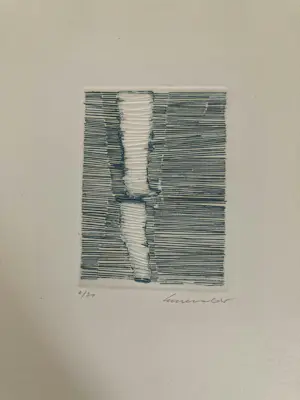 Servulo Esmeraldo - 5 carborandum etsen in kleur kopen? Bied vanaf 250!