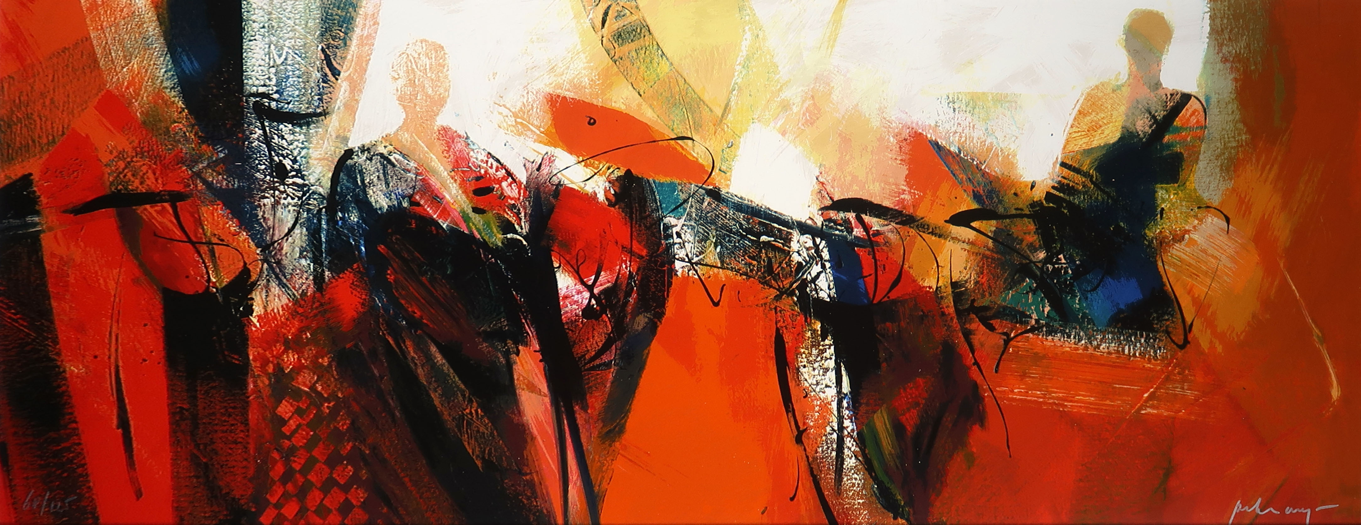 Peter Meijer - Zeefdruk op board, De brief - Ingelijst (Groot) kopen? Bied vanaf 50!