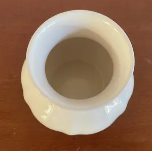 Porceleyne Fles - Delfts wit platelen vaasje kopen? Bied vanaf 25!