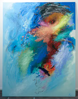 Koos Smit - Olieverf op doek, Black Hole (Zeer groot) kopen? Bied vanaf 250!