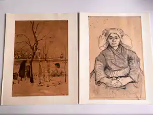 Vincent van Gogh - Acht tekeningen van Vincent van Gogh vendu pour 60€ !