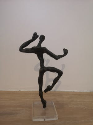 Brons (Onbekend) - Mannelijk sculptuur met onbekende inscriptie kopen? Bied vanaf 45!